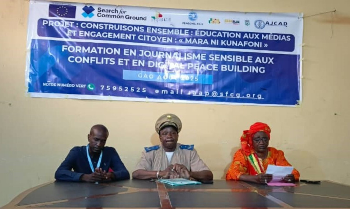 Les médias formés sur le journalisme sensible aux conflits