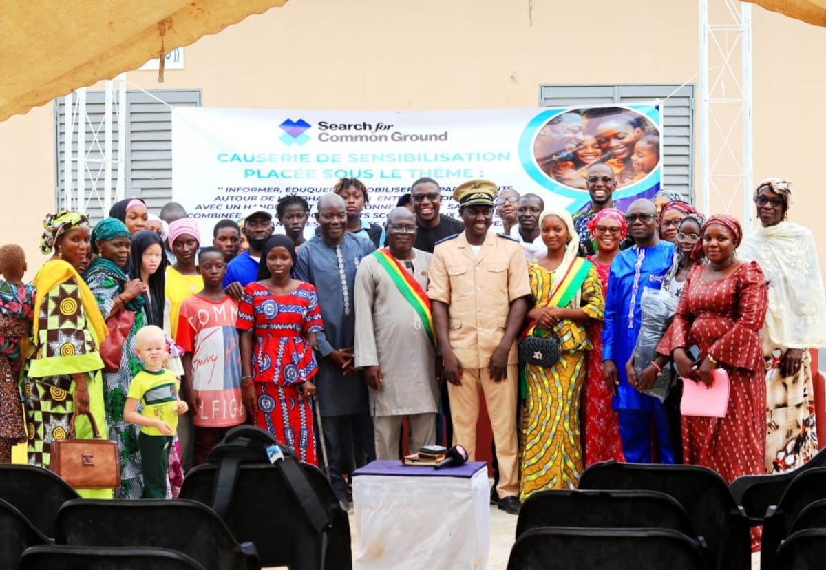 Sensibilisation sur la cohabitation avec les personnes handicapées