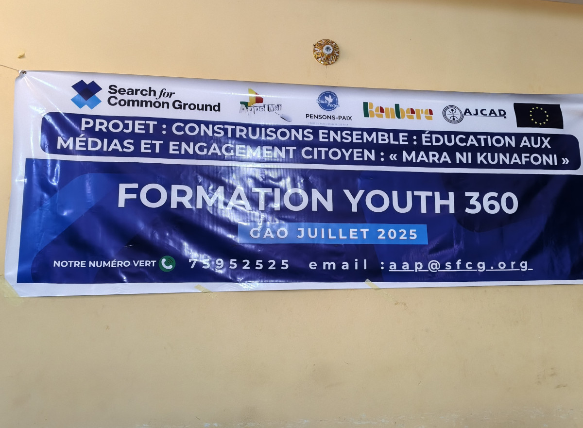 Des influenceurs formés dans la lutte contre les fausses informations à Gao