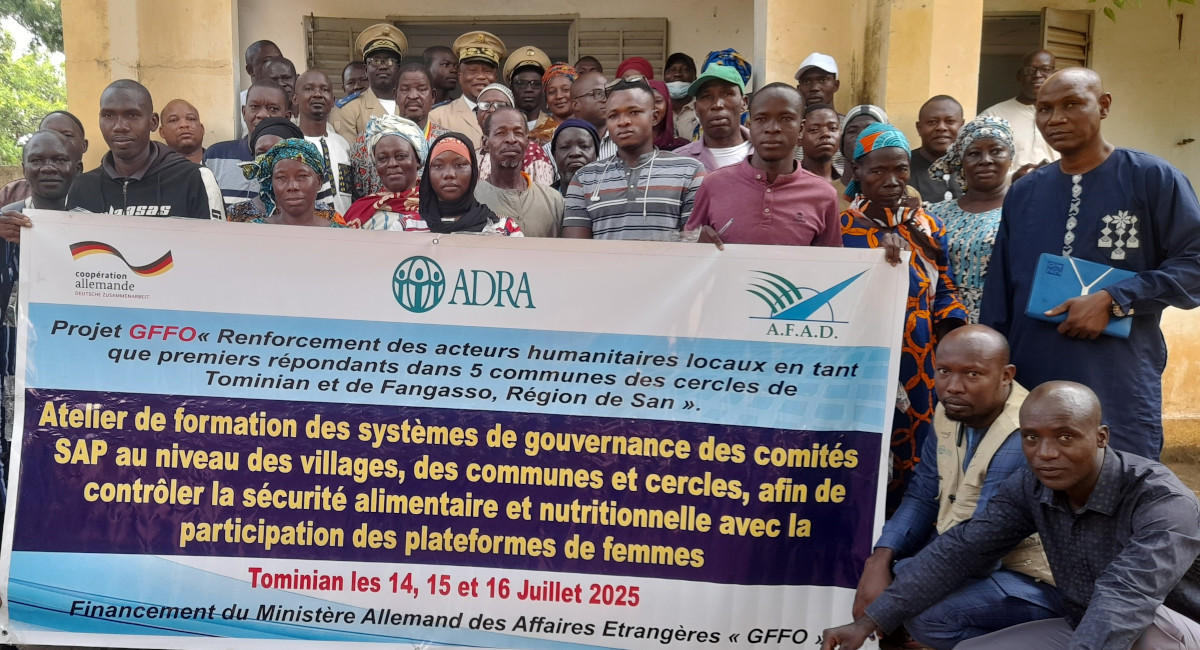À Tominian, des acteurs humanitaires réunis autour de la sécurité alimentaire