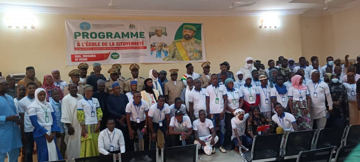Fin de formation pour des jeunes à Gao