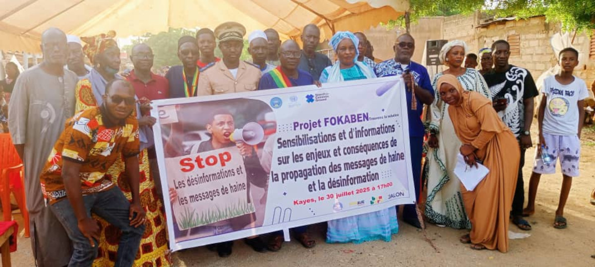 Sensibilisation sur les conséquences de la désinformation à Kayes