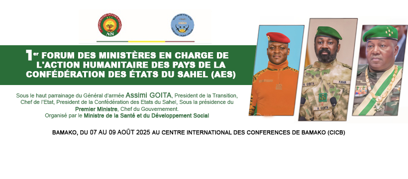 Forum humanitaire de l’AES : des dons pour soutenir les déplacés et réfugiés