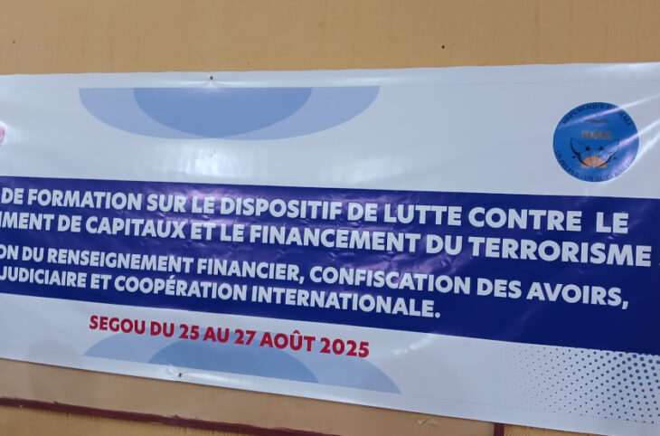 Ségou : formation sur la lutte contre le blanchiment et le financement du terrorisme