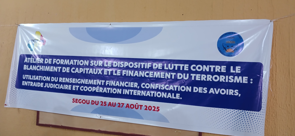 Ségou : formation sur la lutte contre le blanchiment et le financement du terrorisme