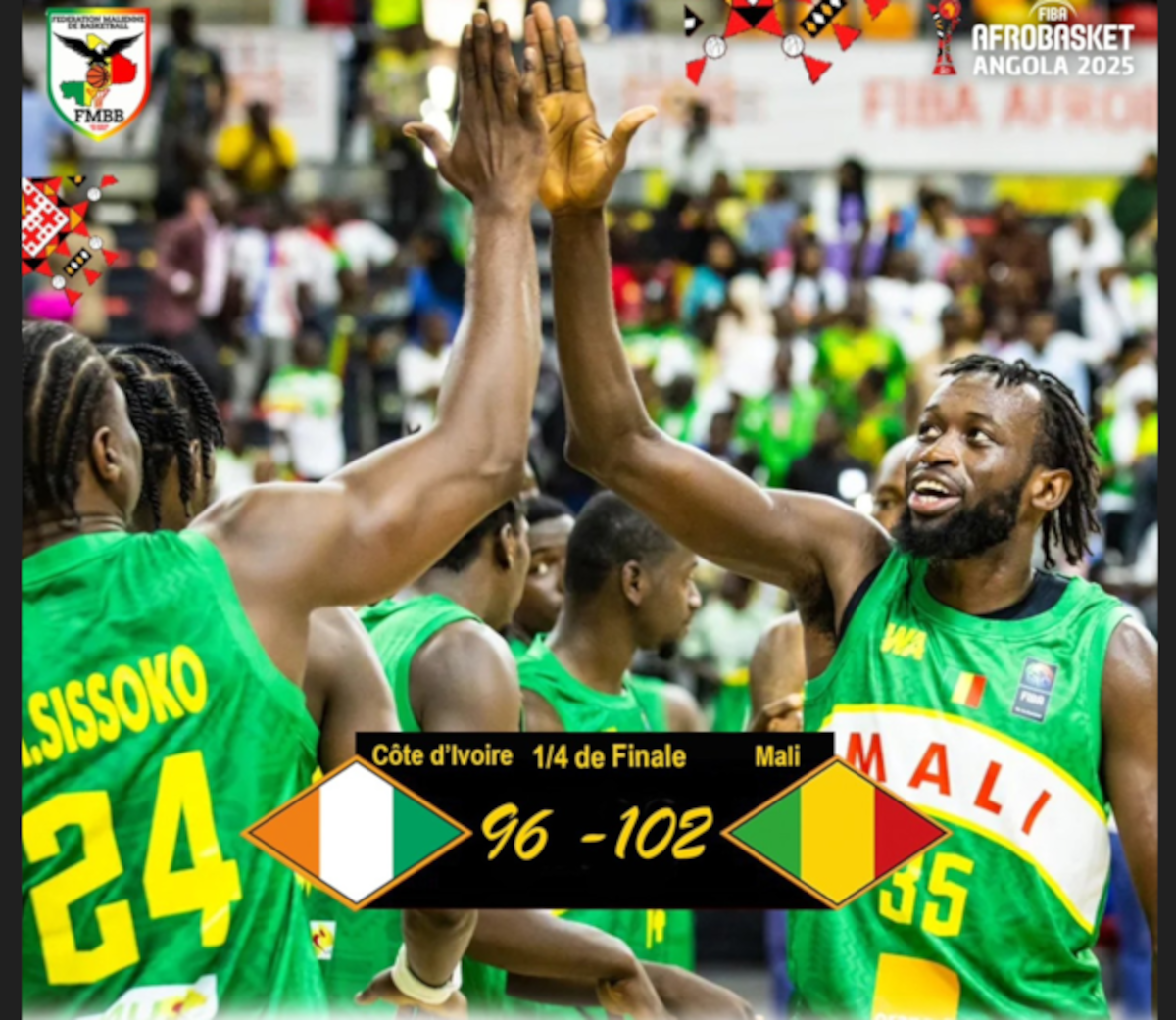 La dernière demi-finale du Mali à l’Afrobasket remonte à 1999