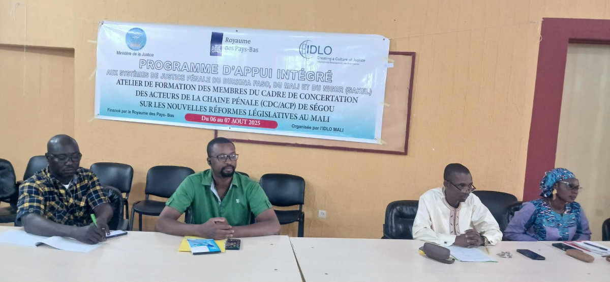 Ségou : journée de concertation sur les réformes législatives