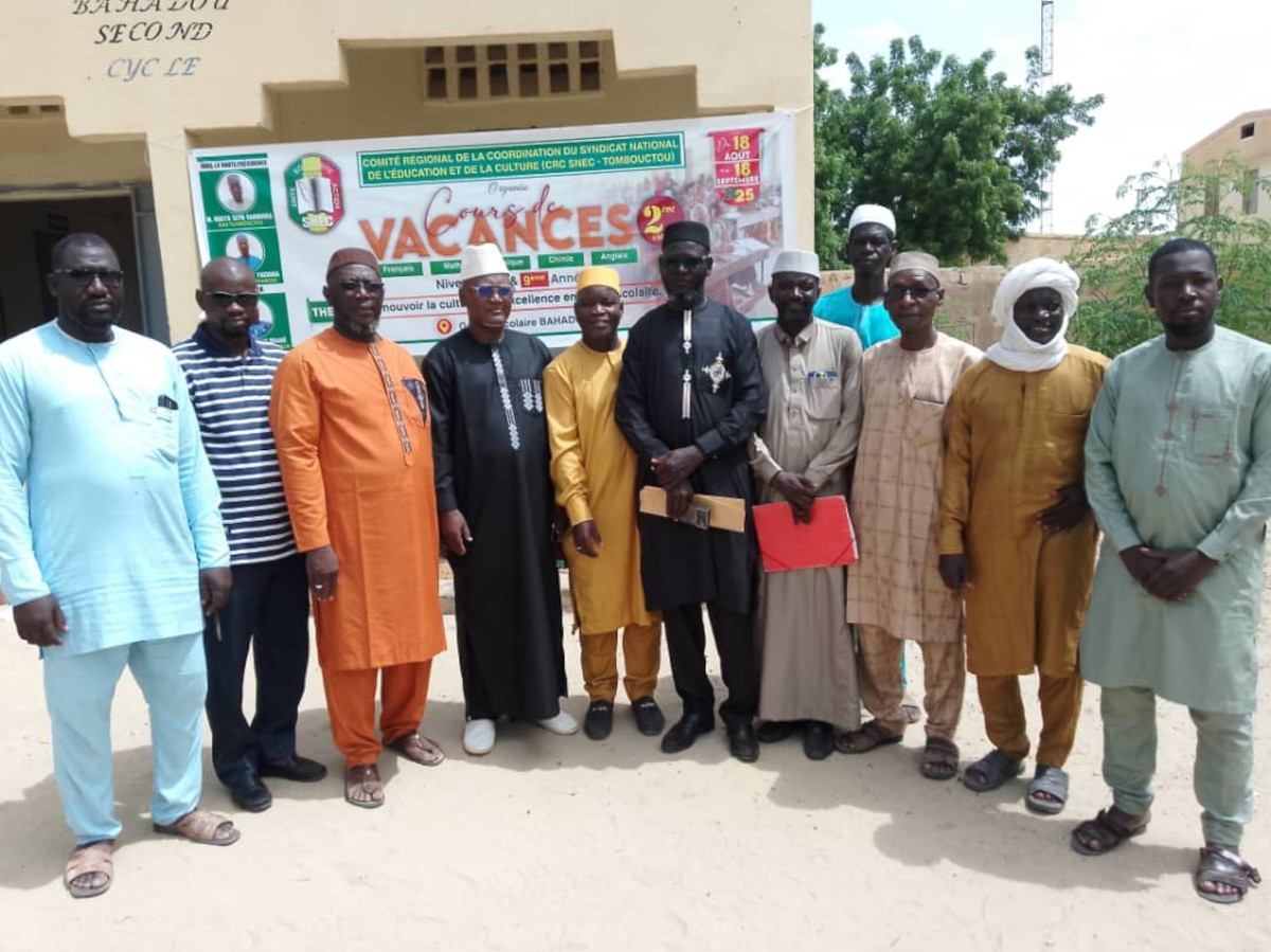 Lancement de la 2ᵉ édition des cours de vacances à Tombouctou