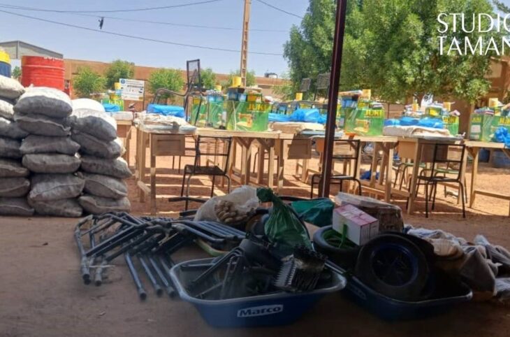 Ansongo : Remise des kits d'embouche ovines et coupe couture