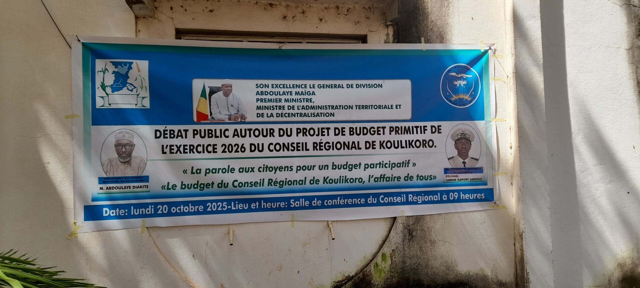 Koulikoro : Un budget de près de 20 milliards F CFA pour 2026