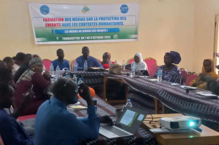 Tombouctou : formation des hommes de médias sur les droits des enfants