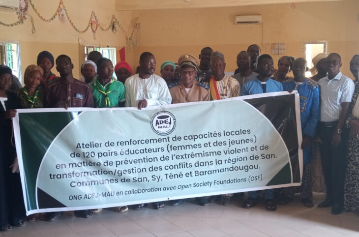 SAN : 120 jeunes formés contre l’extrémisme violent