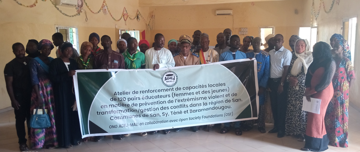 SAN : 120 jeunes formés contre l’extrémisme violent