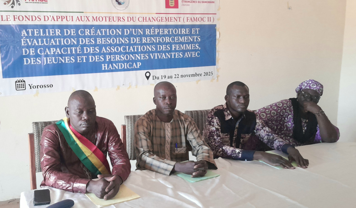 Yorosso : renforcement de capacité des organisations communautaires