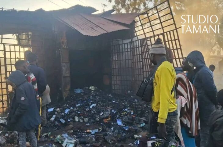 Le centre commercial de Mopti en partie ravagé par le feu