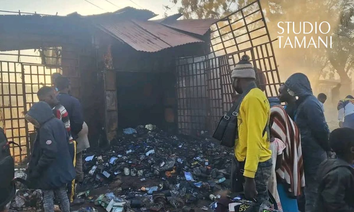 Le centre commercial de Mopti en partie ravagé par le feu