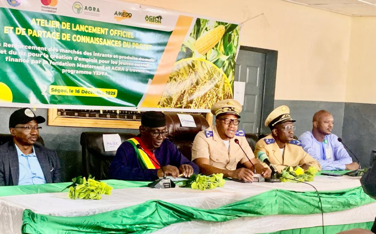 Démarrage d’un projet de plus de 20 000 emplois pour les jeunes de Ségou