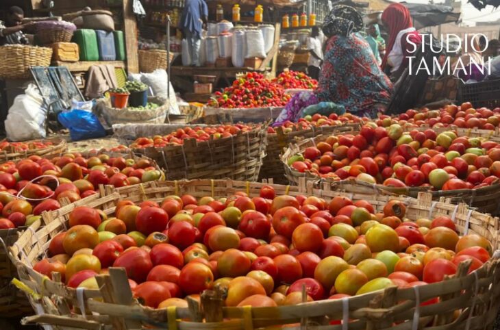 Le marché de légumes impacté par la crise de carburant