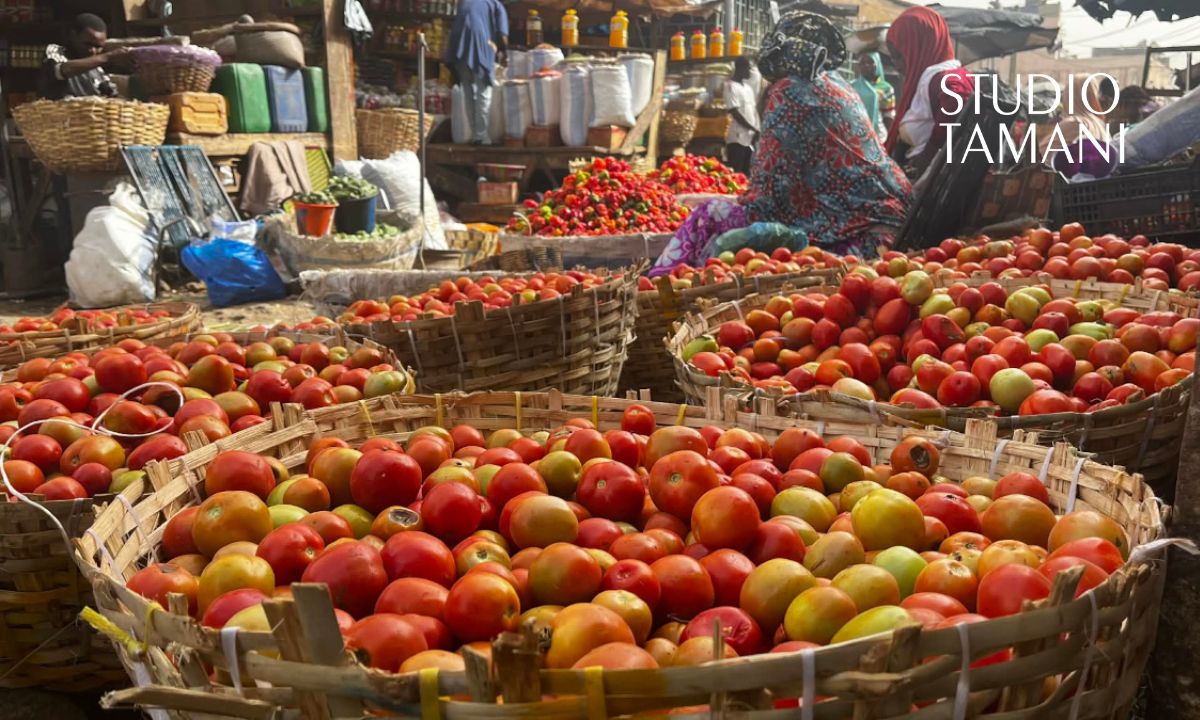 Le marché de légumes impacté par la crise de carburant