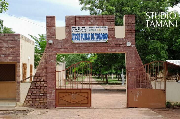 Les cours suspendus au lycée public de Yorosso