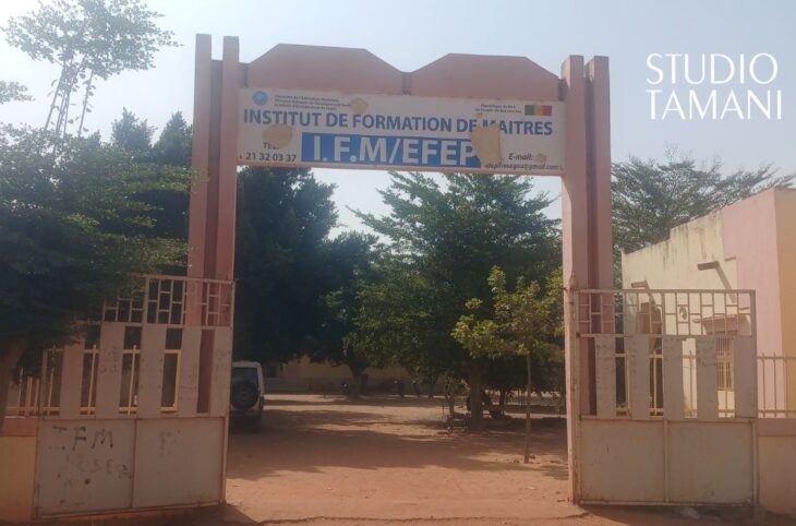 Les élèves-maîtres de l'IFM de Ségou en grève