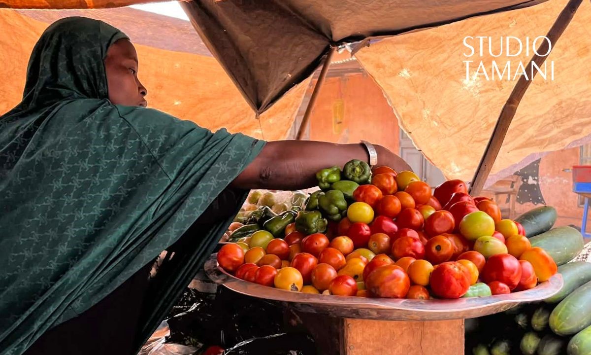 Le marché de légumes impacté par la crise de carburant