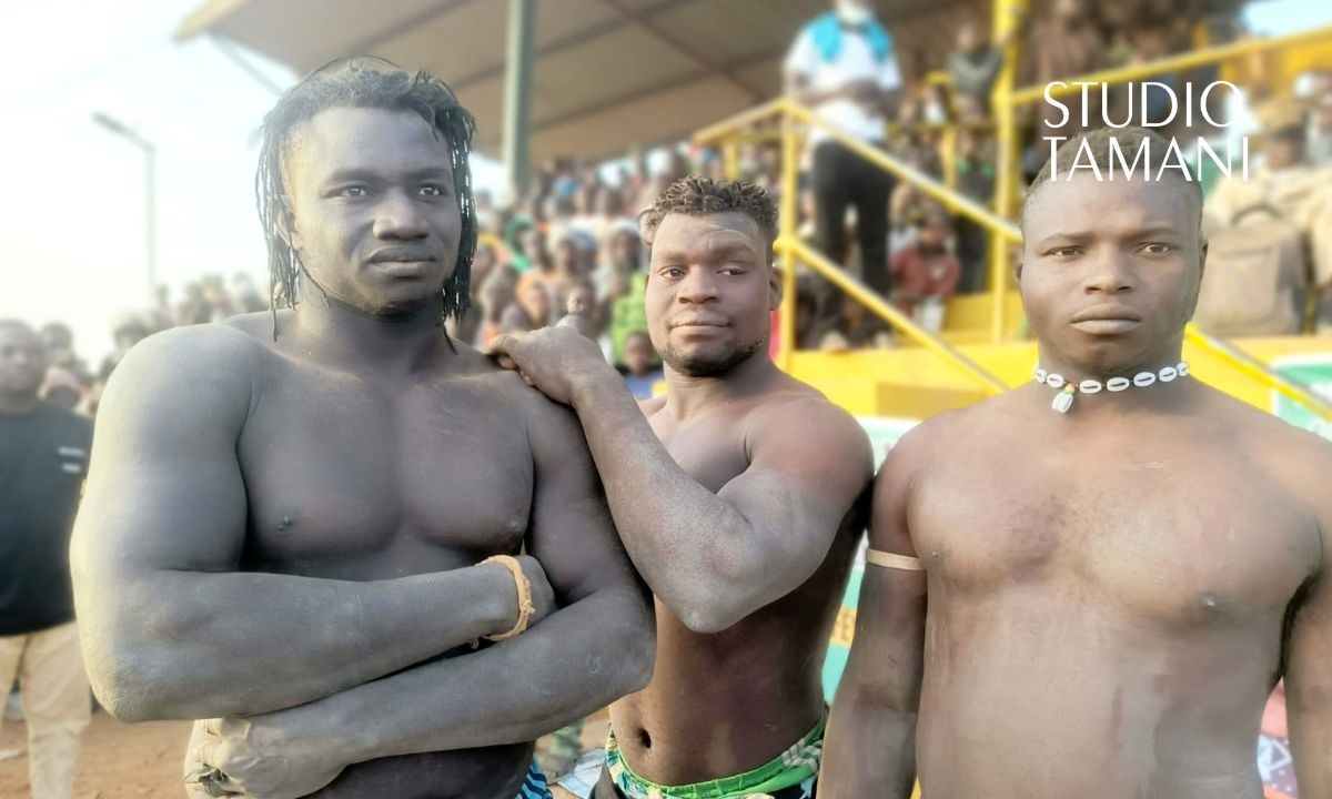 Mamadou Togo vainqueur de la lutte traditionnelle à Koro