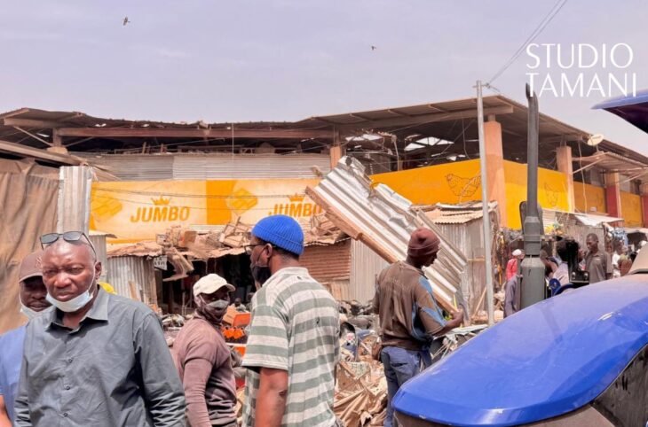 Kayes : opération de déguerpissement au grand marché