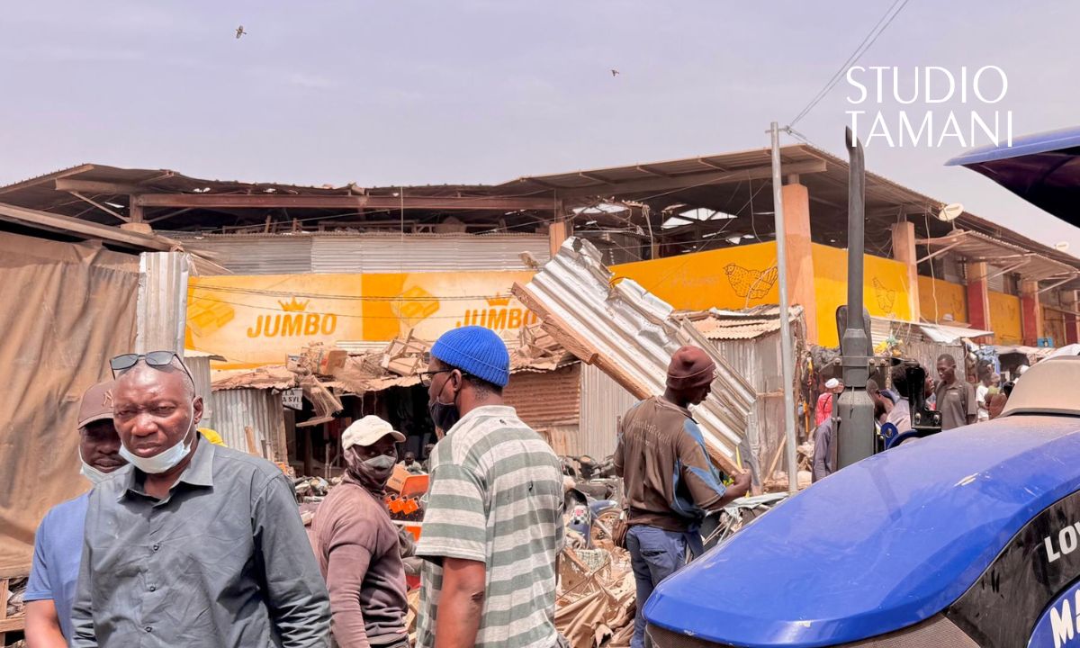 Kayes : opération de déguerpissement au grand marché