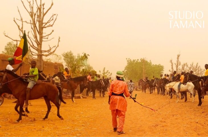 Reprise de la parade des cavaliers à Bankass