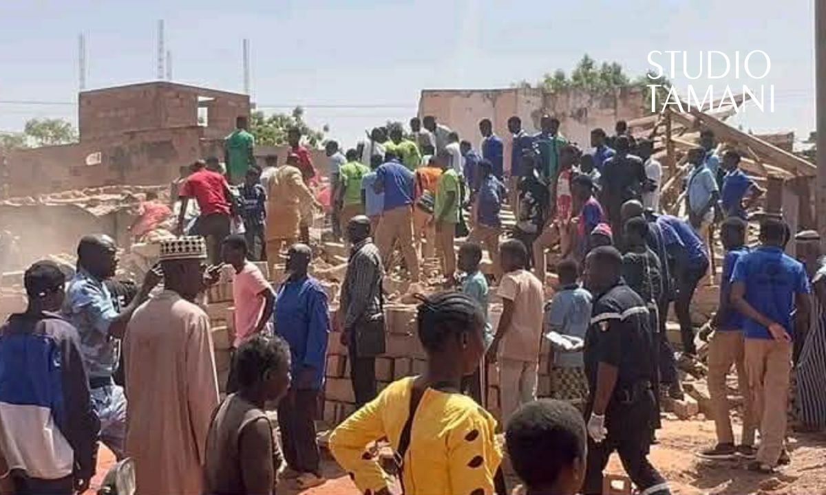 Kita : l’effondrement d’un bâtiment en chantier fait des victimes