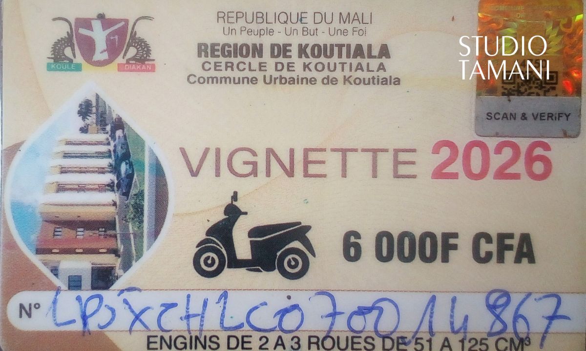 Koutiala : le délai de vente des vignettes moto prolongé