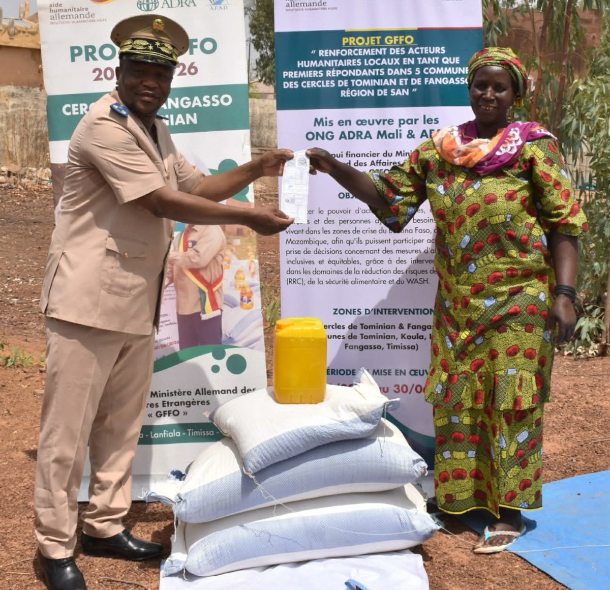 Tominian : remise de kits alimentaires aux ménages vulnérables