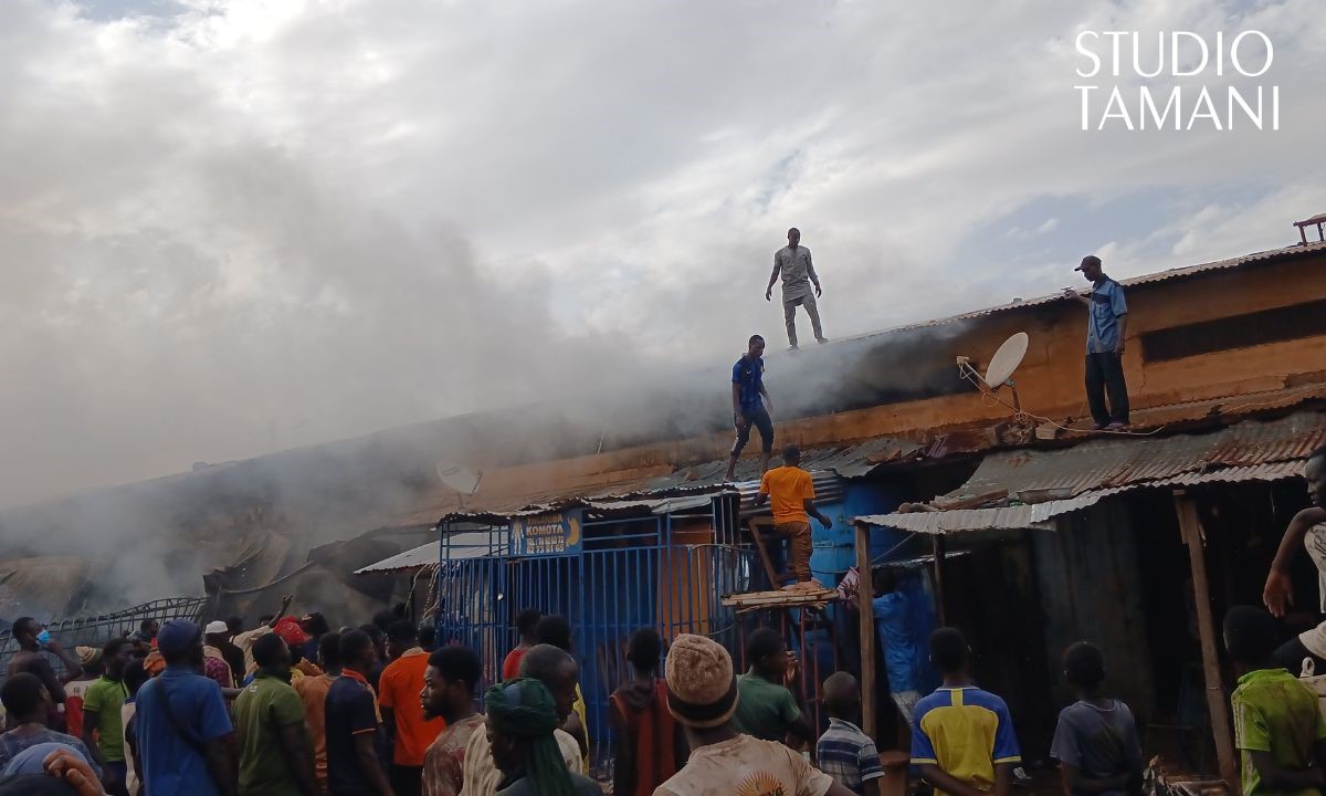 Incendie au marché de Mopti