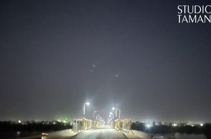 Le 1ᵉʳ pont de Kayes désormais éclairé