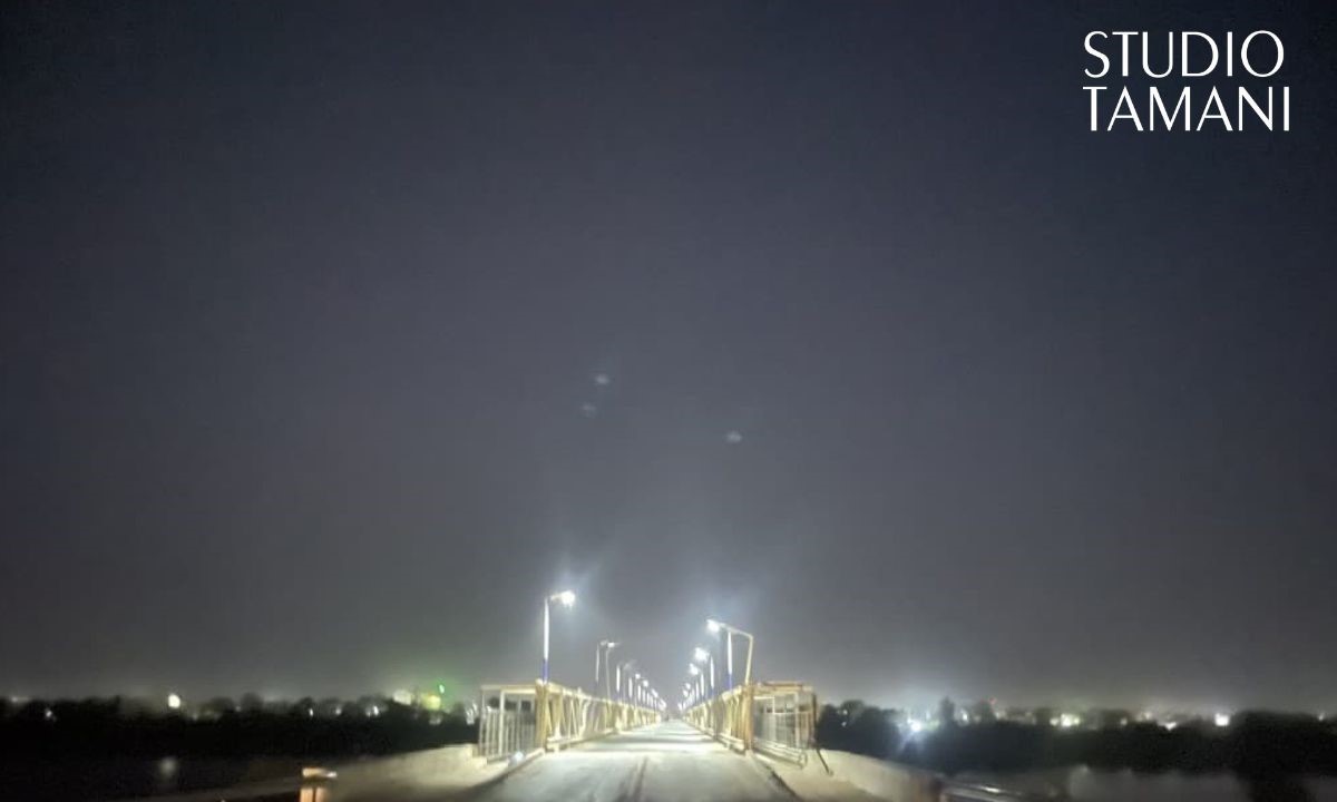 Le 1ᵉʳ pont de Kayes désormais éclairé