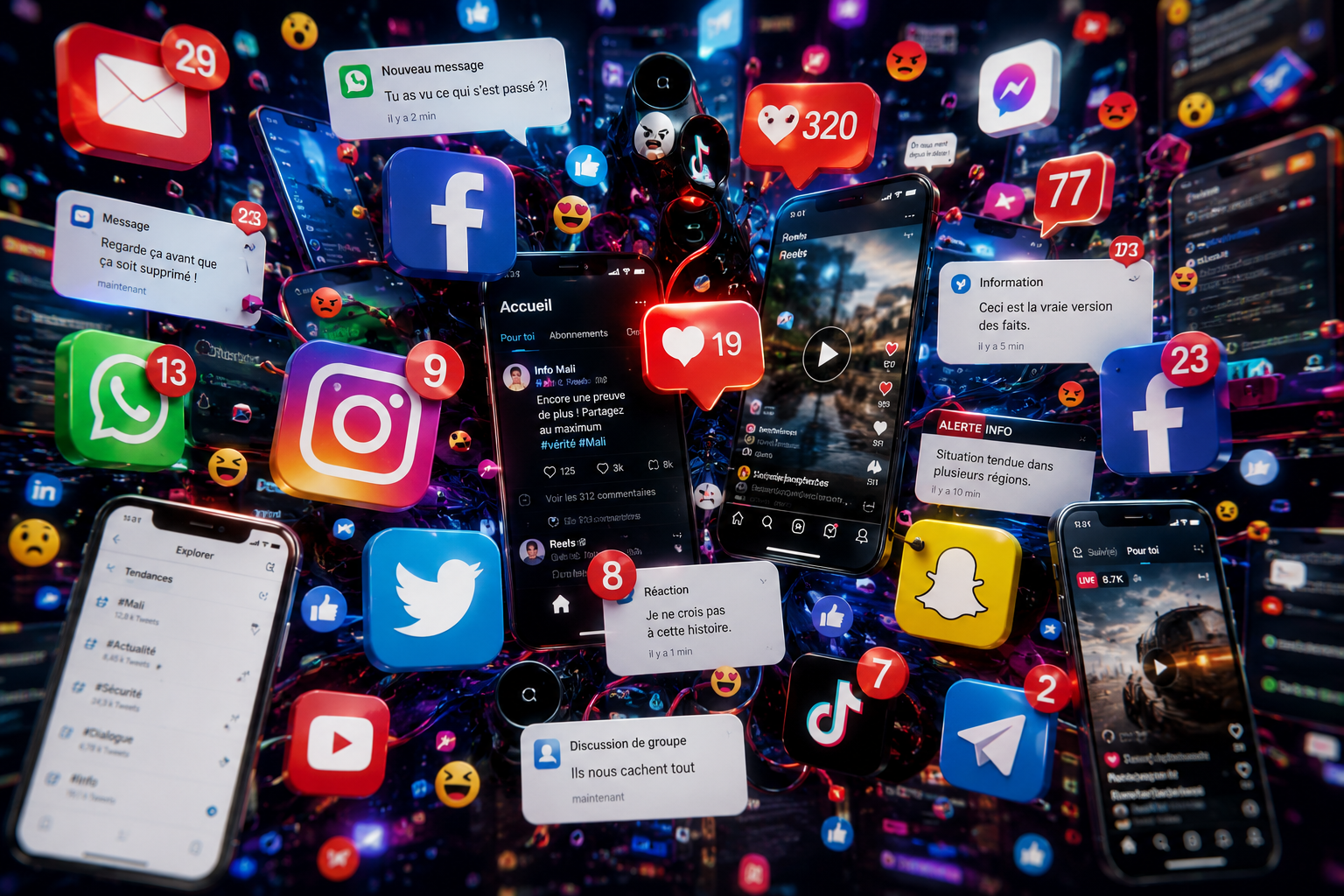 Crise sécuritaire au Mali : la bataille des récits s’intensifie sur les réseaux sociaux
