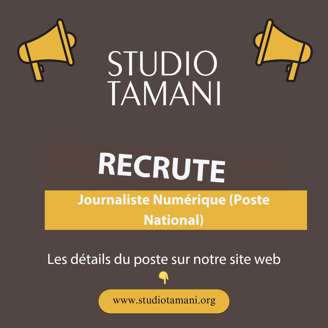 Avis de recrutement Journaliste Numérique