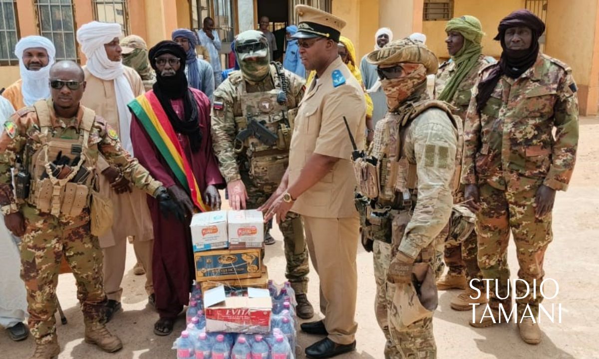 Ansongo : des vivres et des médicaments remis en soutien aux populations