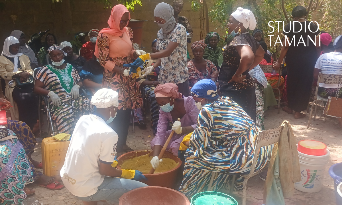 Autonomisation des femmes : des survivantes de VBG formées en saponification à Ségou