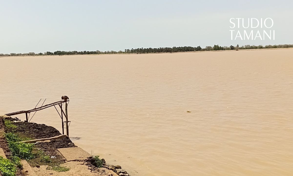 Macina : le niveau du fleuve Niger en baisse