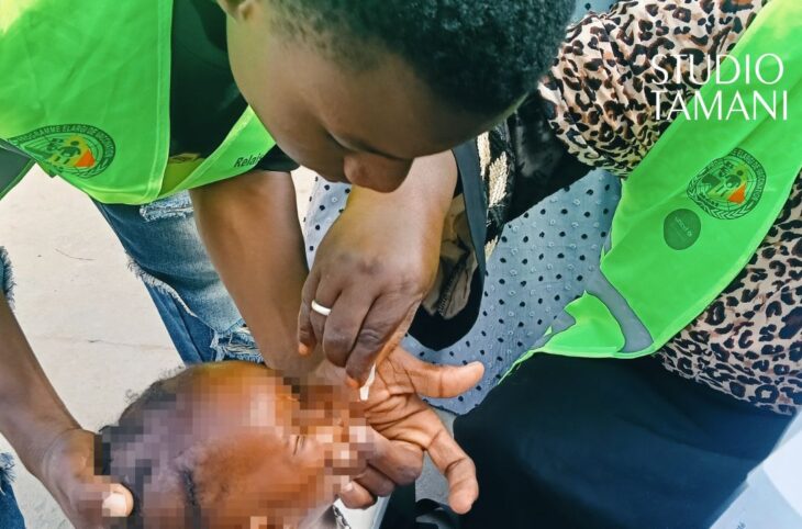 Campagne de vaccination contre la poliomyélite à Youwarou