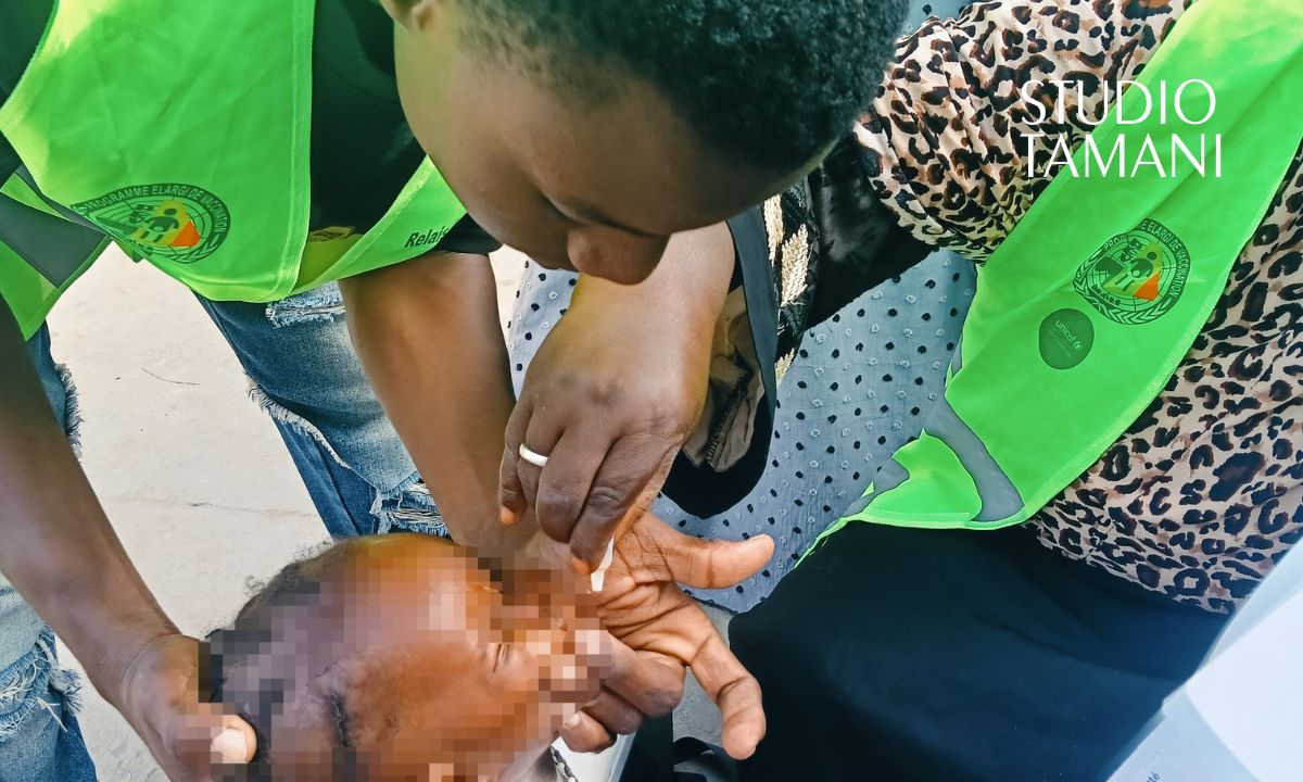 Campagne de vaccination contre la poliomyélite à Youwarou