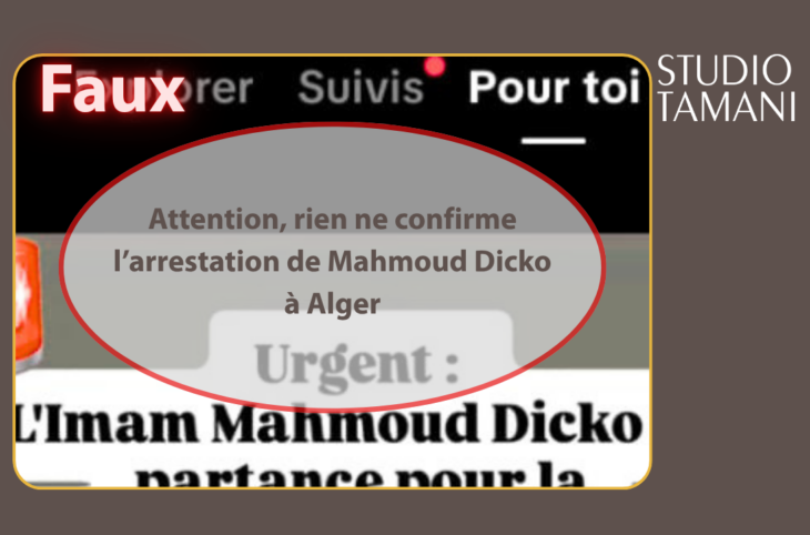 Attention, rien ne confirme l’arrestation de Mahmoud Dicko à Alger