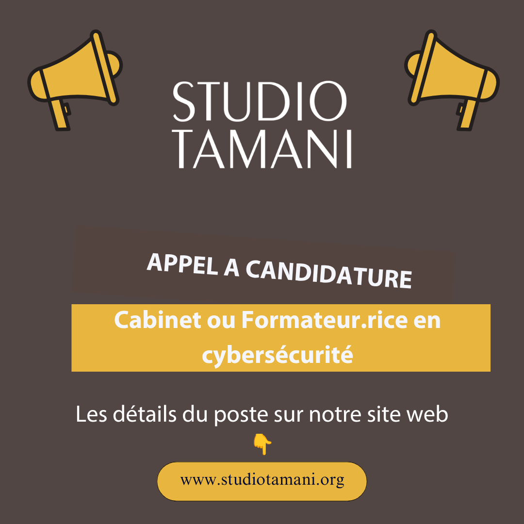 Appel à candidature : Cabinet ou Formateur.rice en Cybersécurité