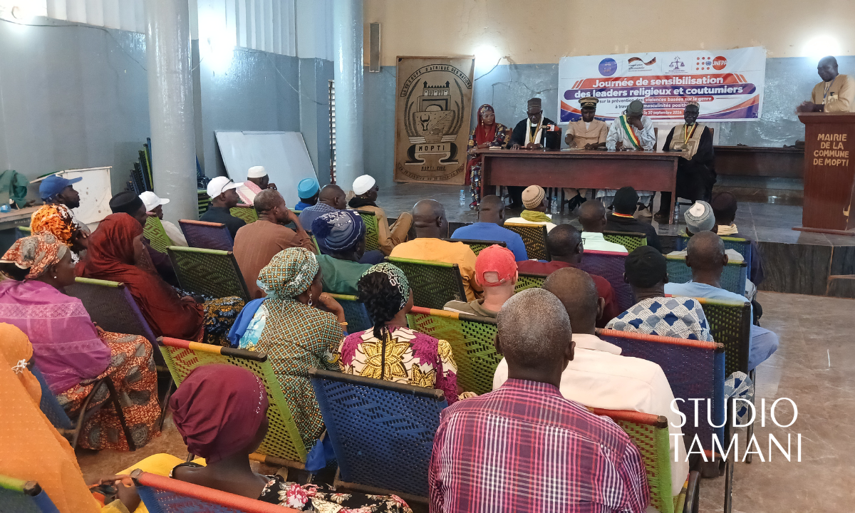 Mopti : les leaders religieux et coutumiers sensibilisés sur les VBG