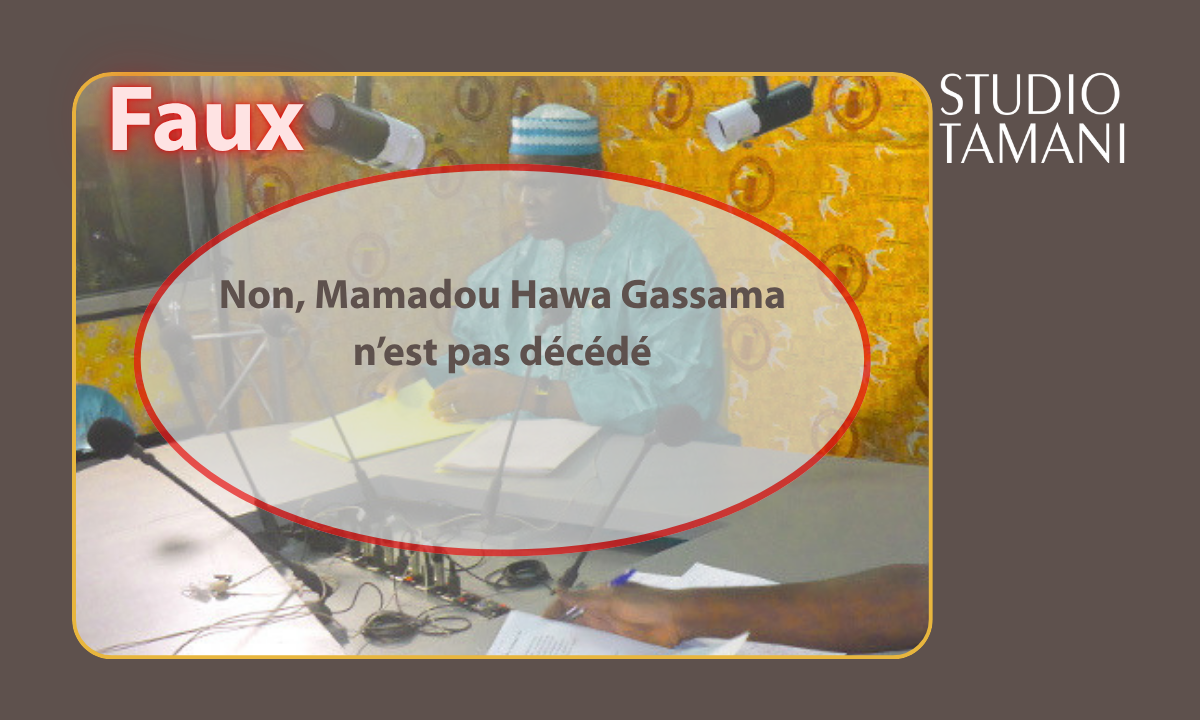 Non, Mamadou Hawa Gassama n’est pas décédé