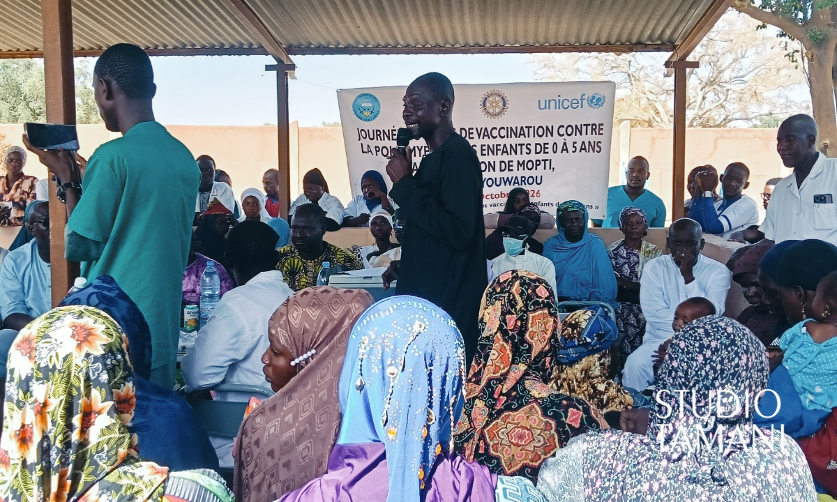 Poliomyélite : Une campagne de vaccination de quatre jours pour les enfants de Tombouctou, Koro, Youwarou et Ansongo