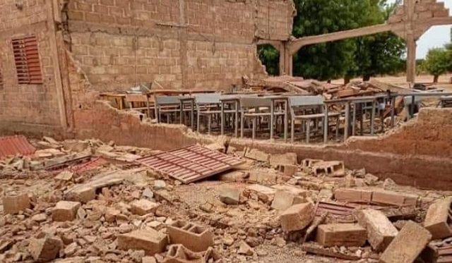 Bourem : effondrement des toits du premier cycle de l’école fondamentale