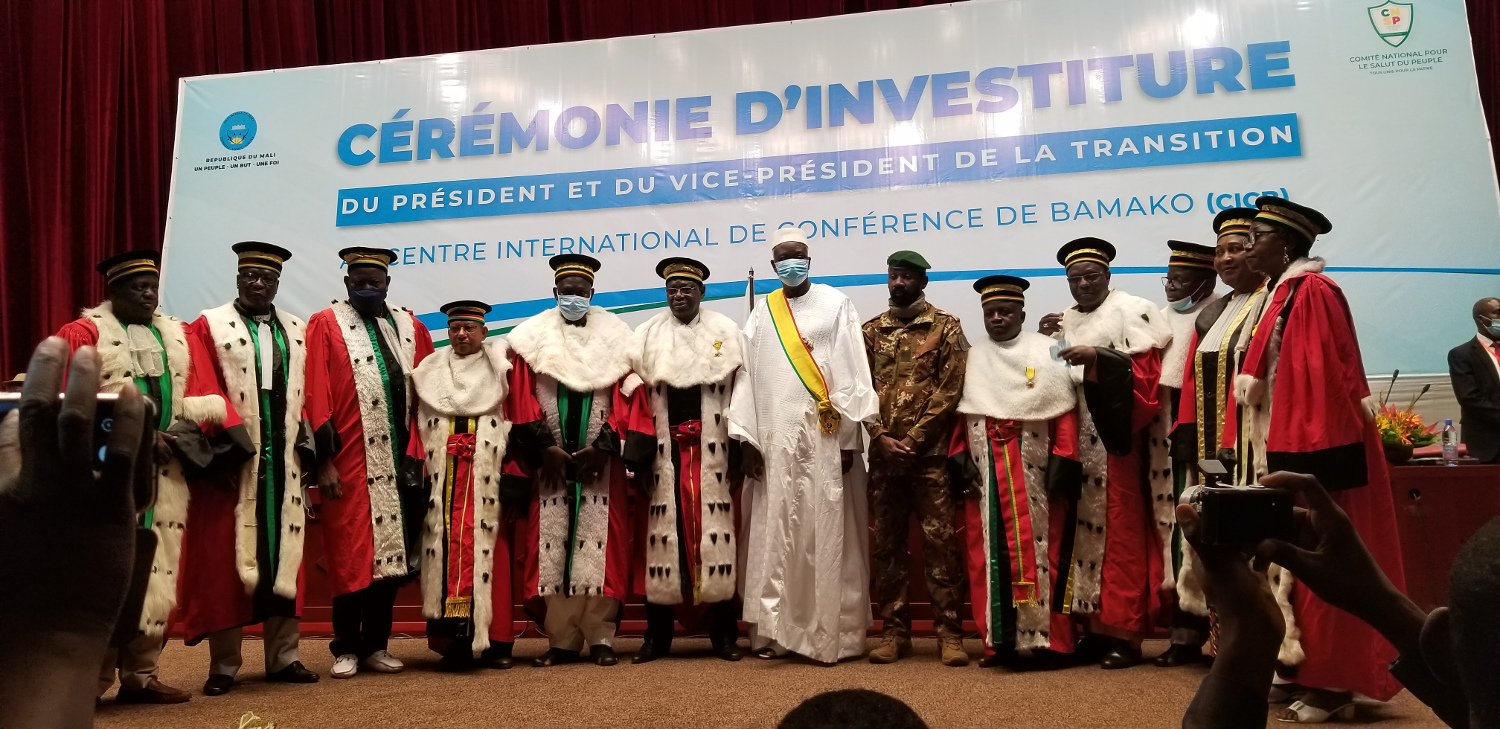 Transition au Mali : Le président et le vice-président investis ce matin à Bamako